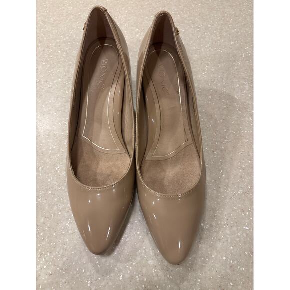 Vionic Mia Pump Heels Shoes Women's Size 8 Nude Block Heel Office Career Casual - Picture 12 of 12